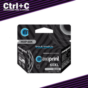 Cartucho de tinta HP 60 XL negro Maxiprint