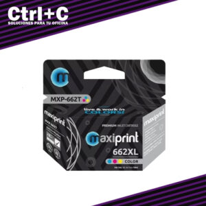 Cartucho de tinta HP 662 XL tricolor Maxiprint