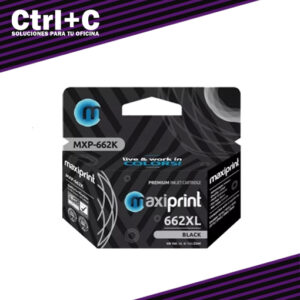 Cartucho de tinta HP 662 XL negro Maxiprint