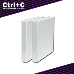 Carpeta blanca 3 aros 1" pulgada