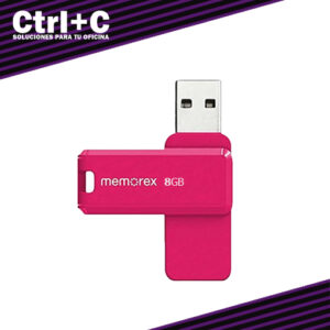 PENDRIVE MEMOREX 8GB FUCSIA