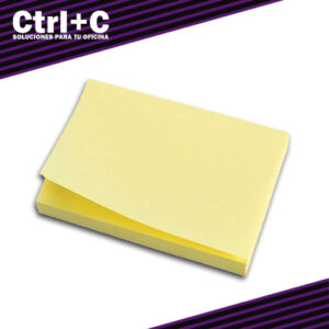 Taco adhesivo Premier amarillo 3x3" pulgada 100hojas