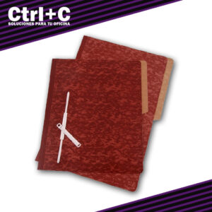 Carpeta marrón carta x25 unidades