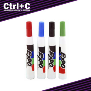 Marcador Expo para pizarra x12 colores varios