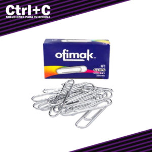 Clip metálico Ofimak Nro1 33mm