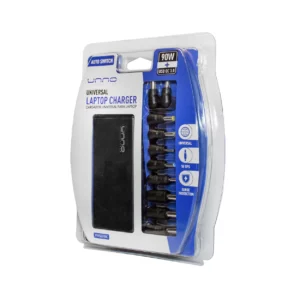 CARGADOR UNIVERSAL LAPTOP UNNO TEKNO 90W USB