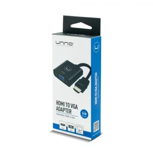 ADAPTADOR UNNO TEKNO HDMI A VGA
