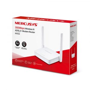 MODEM ROUTER ADSL2+ MERCUSYS 300 MBPS MW300D